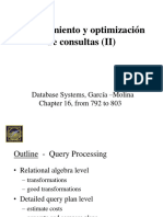 Tema 2 Procesamiento y Optimización de Consultas II