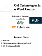 New Technologies and Herbicides for Cotton Weed Control