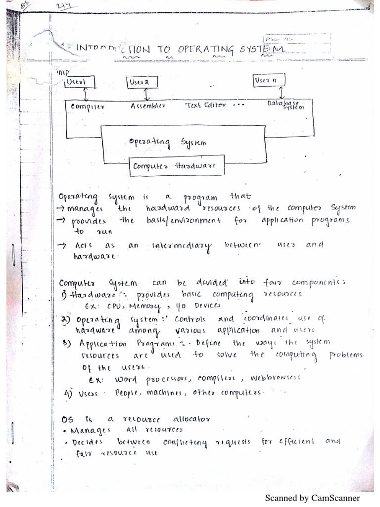 Os Full Notes PDF | PDF