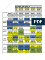 Revised Time Table 2021-22