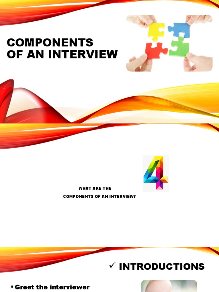 Key Components of an Interview | PDF