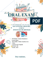 Oral Exam