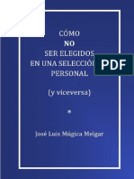 Como No Ser Elegidos en Una Seleccion de Personal y Viceversa