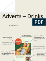 Adverts - Drinks: by Amber Redican