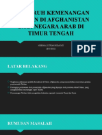 Pengaruh Kemenangan Taliban Di Afghanistan Bagi Negara Arab