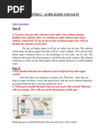 Chapter 2 - Acids, Bases and Salts: Intext Questions