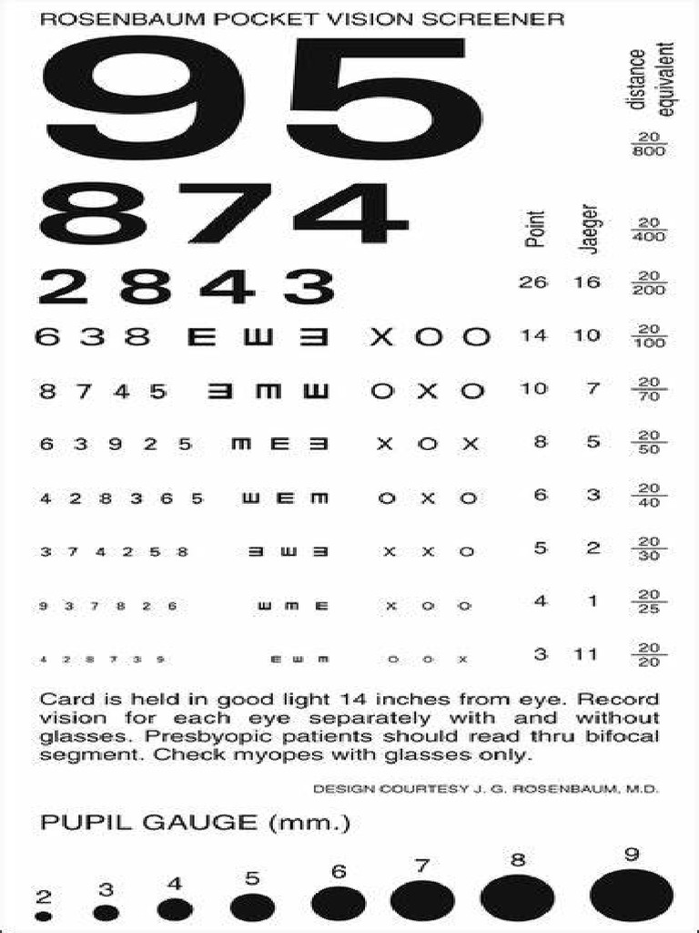 Vision Test PDF