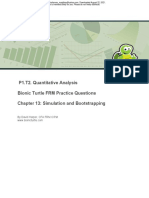 P1.T2. Quantitative Analysis Bionic Turtle FRM Practice Questions Chapter 13: Simulation and Bootstrapping