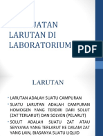 Pembuatan Larutan Di Laboratorium