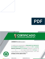 SSO For 020 R02 Certificado de Treinamento CIPA