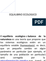 Equilibrio ecológico: interacción factores ambientales