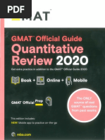 GMAT マスアカ 2020 The Official Guide for GMAT © Quantitative Review 2020