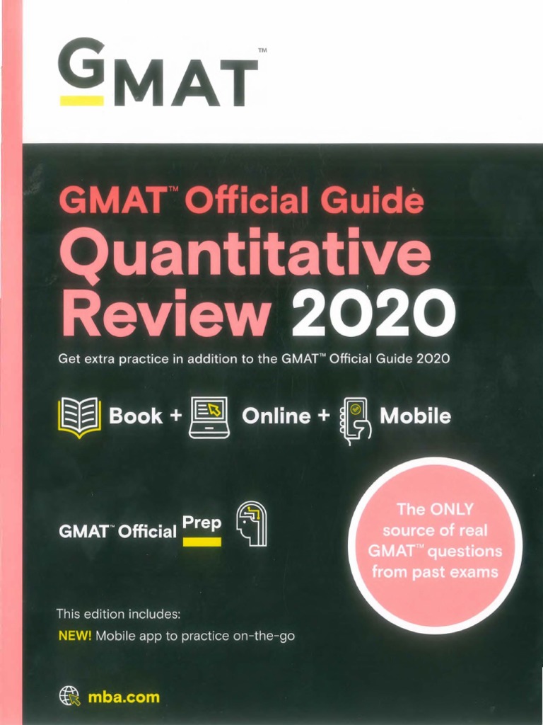 GMAT Official Guide Quantitative Review 2020 PDF | PDF