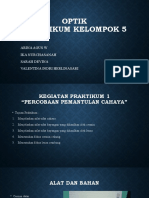 Praktikum Optik Kelompok 5