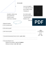 Evaluare CLR/MEM Clasa A II A (Variante Simple)