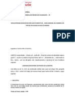 Liberdade Provisória em Prisão em Flagrante - 25.08.2021