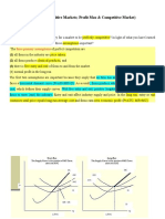 Questions For Review: Tutorial Chapter 7 (Competitive Markets Profit Max & Competitive Market)