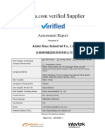 Supplier Assessment Report-Anhui Jinye Industrial Co., Ltd.