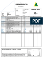 Orden de Compra: Codigo de Barras CP