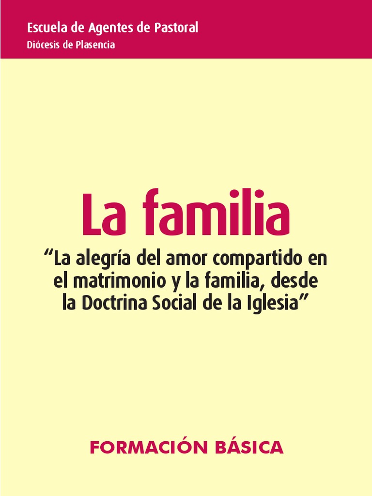 Formación Básica en Pastoral Familiar | PDF | Familia | Iglesia Católica