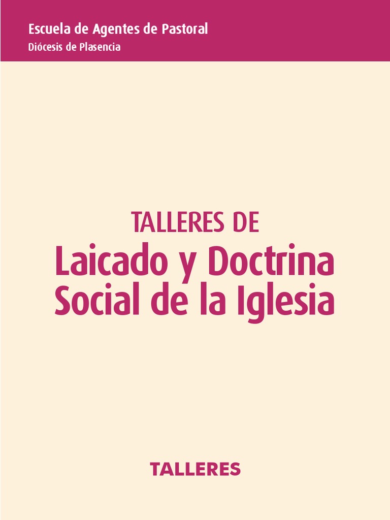 Escuela de Agentes de Pastoral - Laicado y DSI | PDF | Iglesia Católica ...