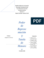 Derecho Civil II (Poder de Representacion)