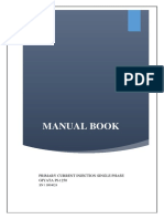 Manual Book - Primary Current Injection Single Phase