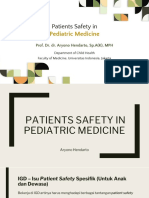 Sesi 1 - Topik 1 - Patients Safety in Pediatrics Medicine Final