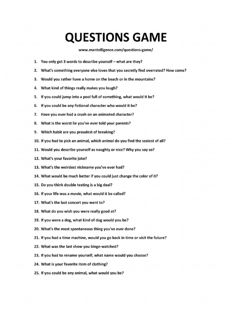 Fun Icebreaker Questions for Conversations | PDF