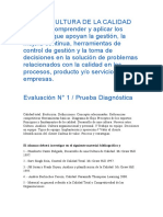 Evaluación #1 - Prueba Diagnóstica