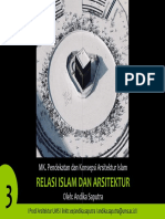 DK D MK. Pendekatan Dan Ko I Ik L Onsepsi Arsitektur Islam