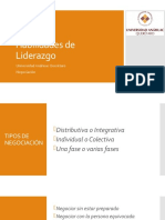 Habilidades de Liderzago Sesion Negociacion