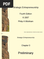 Strategic Entrepreneurship: Fourth Edition © 2007 Philip A Wickham