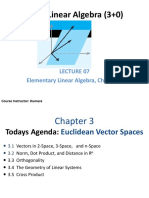 Linear Algebra Chapter 3 Vectors in Euclidean Spaces