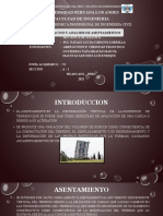 Evaluacion y Analisis de Asentamientos - Grupo 3