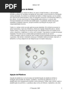 Injeção Plastico e Metais