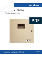 FA-103 and FA-106: Fire Alarm Control Panels