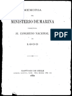 Memoria del Ministerio de Marina 1900