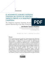 MAIZ Frente A La Desestructuración Campesina