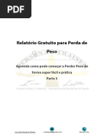Relatório Gratuito para Perda de Peso