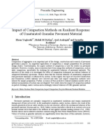 Impact of Compaction Methods on Resilient Response of Unsaturated Granular Pavement Material