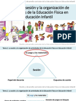 Tema 2.1. La Sesión de EF - El Juego y Los Materiales