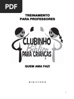 Manual de Treinamento Do Professor de Clubinho 1