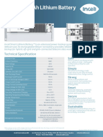 Datasheet Batería Li Ion NMC 48V250Ah