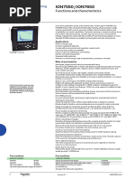 ION7550 / ION7650: Functions and Characteristics