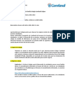 Circular - Inicio de Año 2021-2022 - Comfandi Calipso