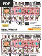 British 18W Layout: 12AX7 Version