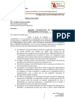 Carta #Comunica Culminacion de Servicios Mes Octubre