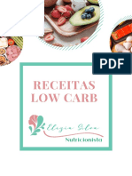 Receitas saborosas e práticas para uma alimentação low carb