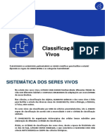 Classificação Dos Seres Vivos - Sistemática